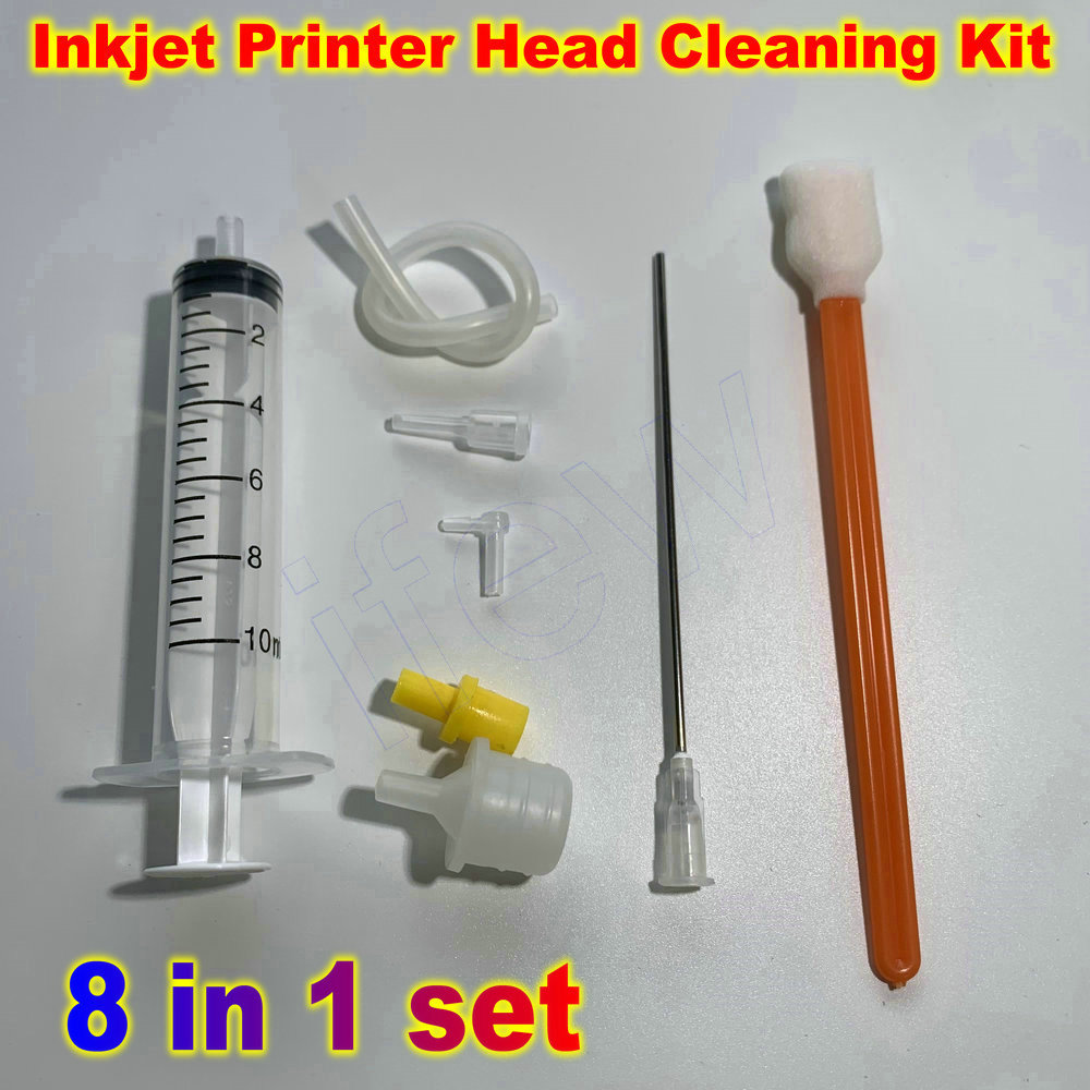 Print Head Cleaning Kit - プリンターシリンジヘッドクリーニングキット プリントヘッドクリーニングキット インク吸引シリンジツールセット インク洗浄・修理ツールセット