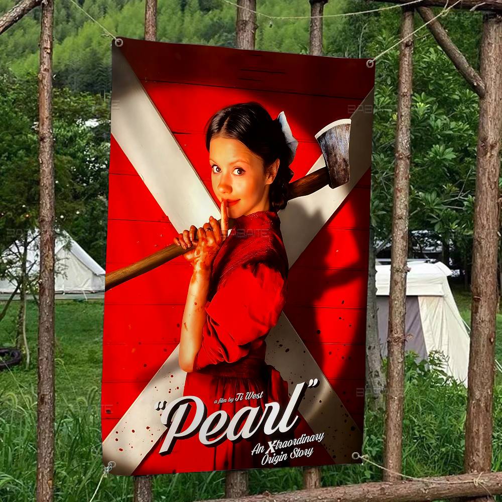 Commercial Printing Companies - P-PearlS HORROR MOIVE 高度な印刷技術を用いた商業広告旗会社パーティーバナー