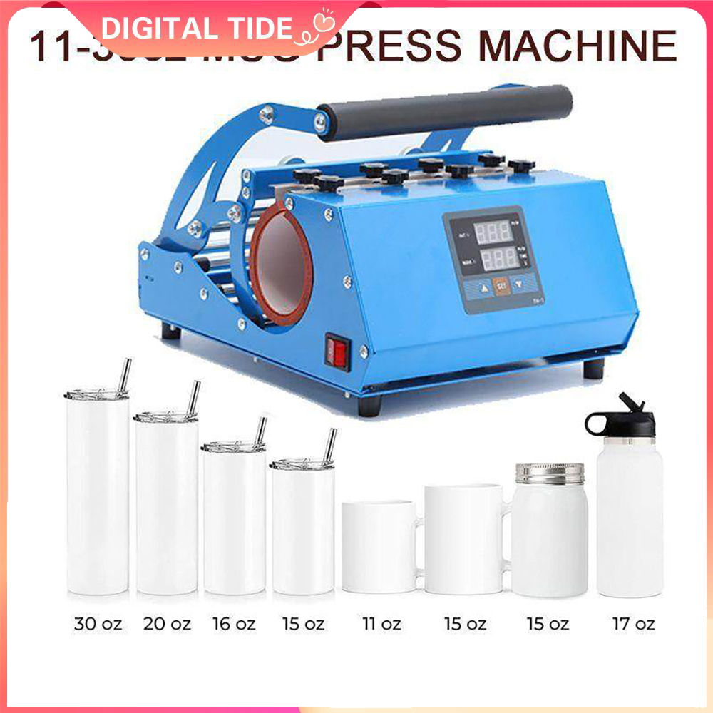 Commercial Printing Press Machine - 220V/110V タンブラー熱プレス機 20-30オンス マグプレス機 昇華型プリンター 熱転写マグプリント機