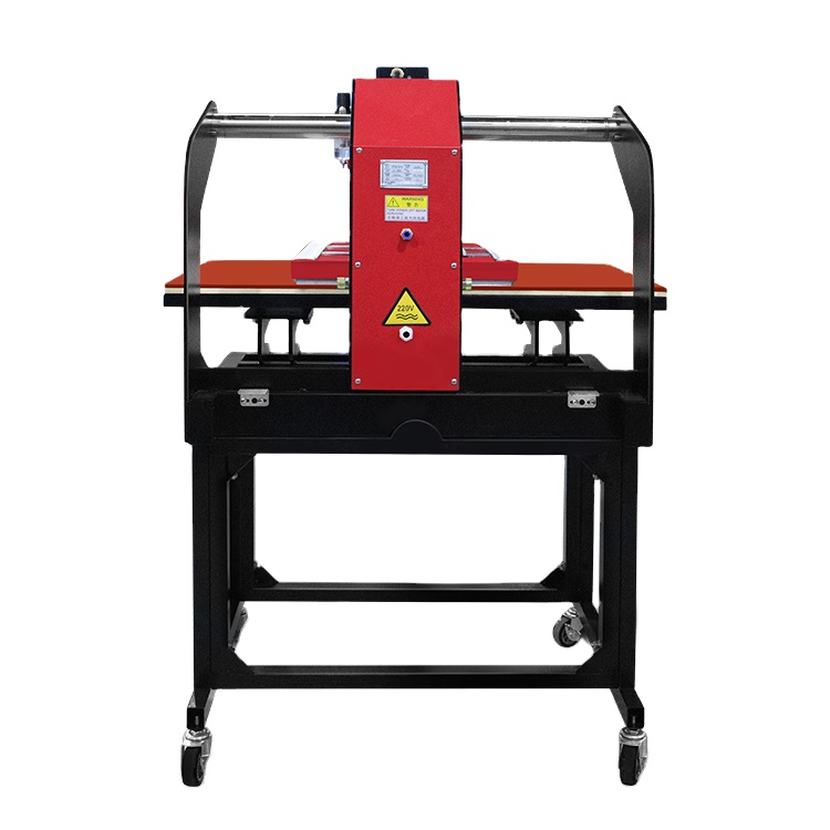 Commercial Printing Press Machine - インテリジェントダブルワークステーション空気圧式ヒートプレス機大型業務用Tシャツ印刷衣料品店向け