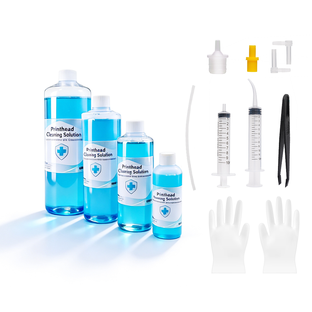 Print Head Cleaning Kit - インクジェットプリンタクリーニングクリーナーキット詰まり除去プリントヘッドクリーニングツールエプソンキヤノンHPブラザープリントヘッドノズルクリーンソリューション