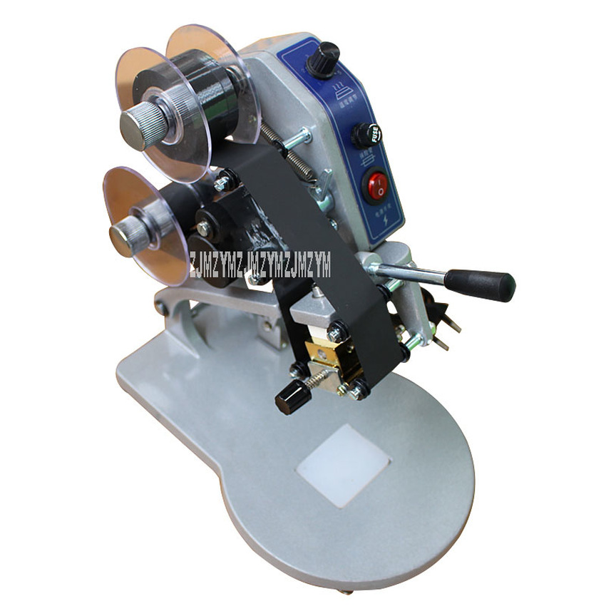 Commercial Printing Press Machine - ハンドプレスカラーリボンホット印刷機感熱マニュアルスタンププリンタビニール袋コーディング日付リボンコーダ