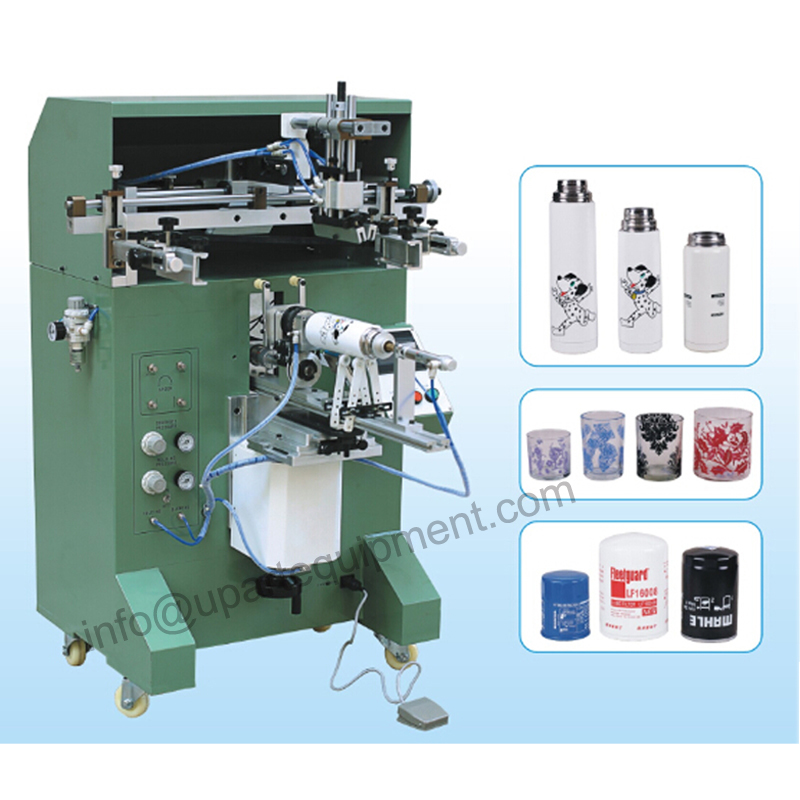 ワインボトルシルクスクリーン印刷機、ガラス容器曲面スクリーン - Commercial Printing Press Machine のレビューと価格