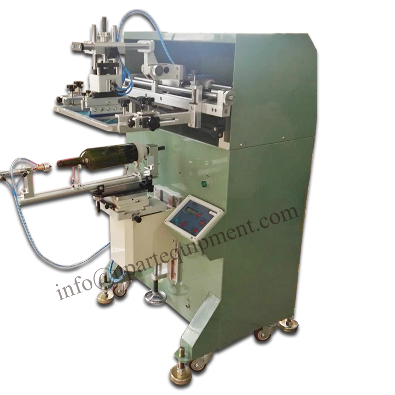 ワインボトルシルクスクリーン印刷機、ガラス容器曲面スクリーン - Commercial Printing Press Machine のレビューと価格
