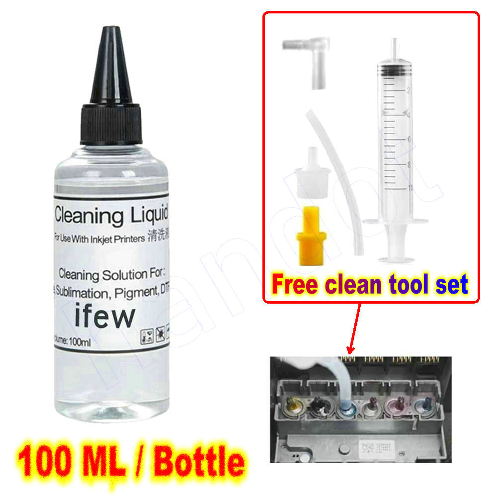 インクジェットプリンターヘッドノズル洗浄液 エプソン、HP、 - Print Head Cleaning Kit のレビューと価格