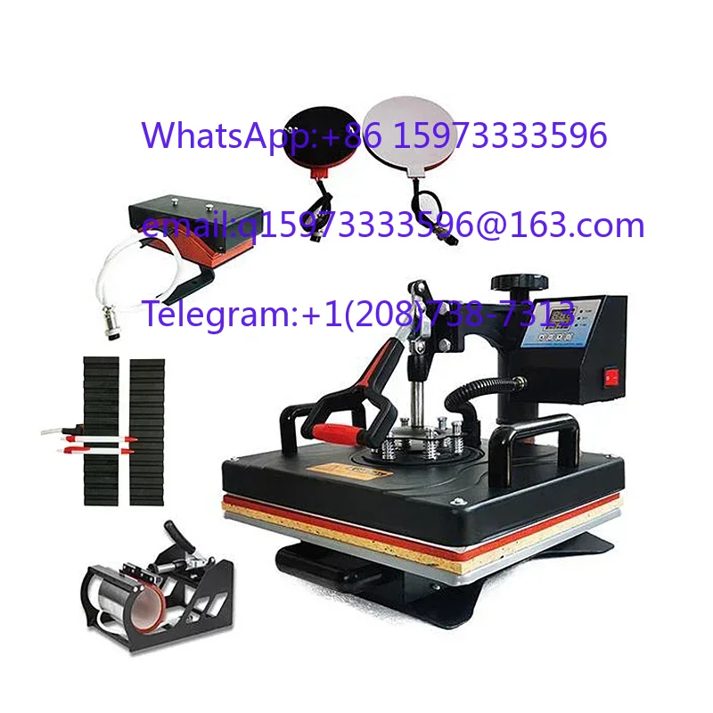 6 in 1複合型ヒートプレス転写機 家庭用・業務用昇華型ヒ - Commercial Printing Press Machine のレビューと価格