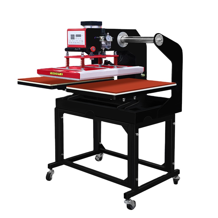 インテリジェントダブルワークステーション空気圧式ヒートプレス - Commercial Printing Press Machine のレビューと価格