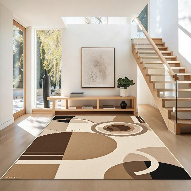 クラシックなペルシャ風スクロールプリントのエリアカーペット、 - Hall Commercial Printing のレビューと価格