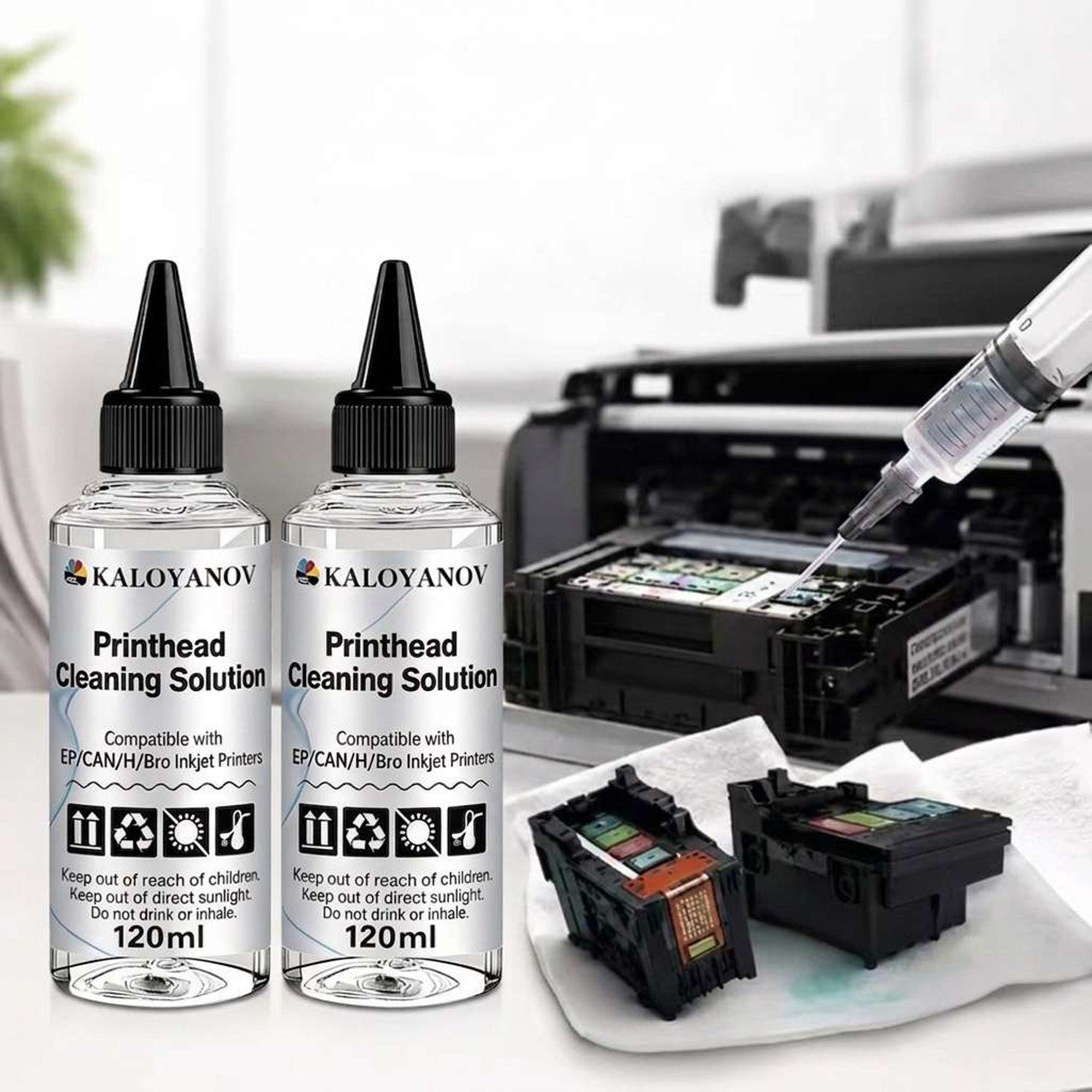 エプソン、HP、キヤノン、ブラザー用プロフェッショナルプリン - Print Head Cleaning Kit のレビューと価格