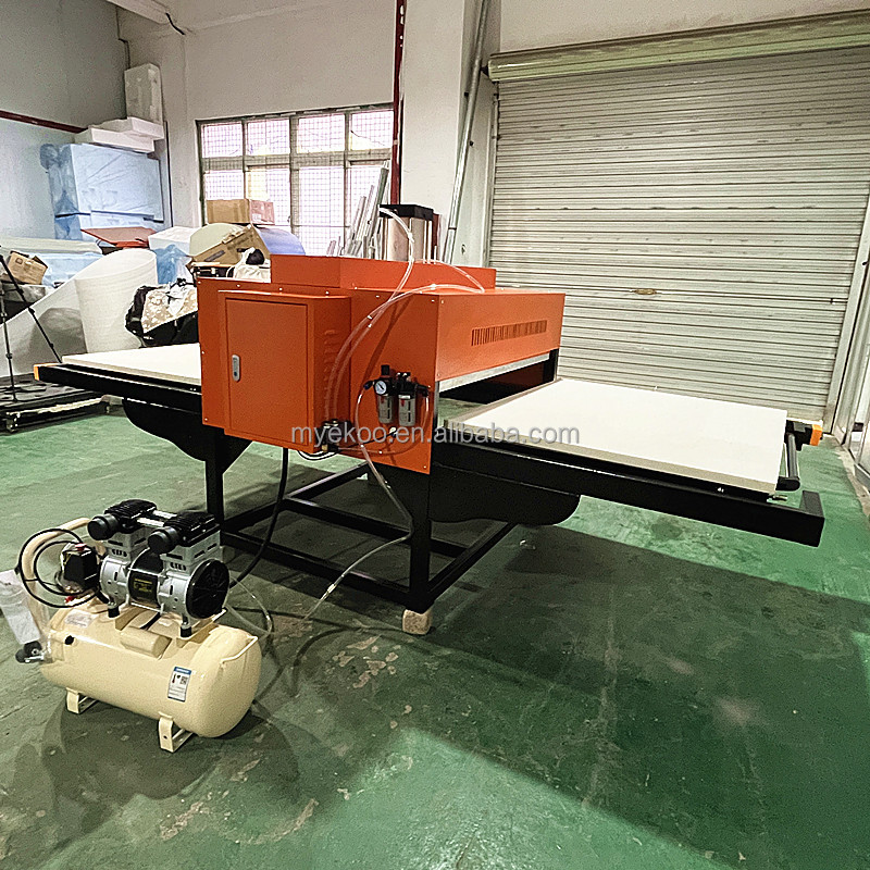 業務用空気圧式ダブルステーションヒートプレス機、Tシャツ印刷 - Commercial Printing Press Machine のレビューと価格