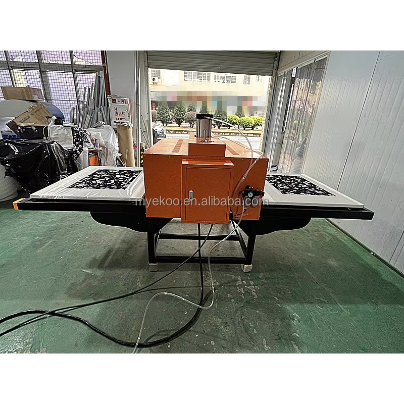 業務用空気圧式ダブルステーションヒートプレス機、Tシャツ印刷 - Commercial Printing Press Machine のレビューと価格