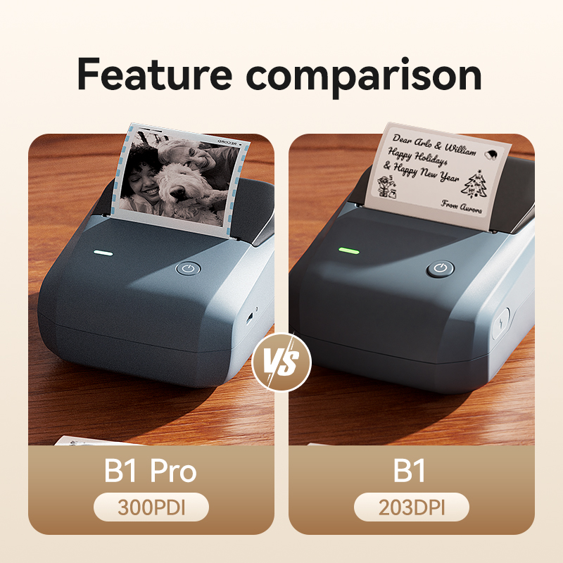 Niimbot B1 Proラベルプリンター 300 DPI - Commercial Printing Definition のレビューと価格