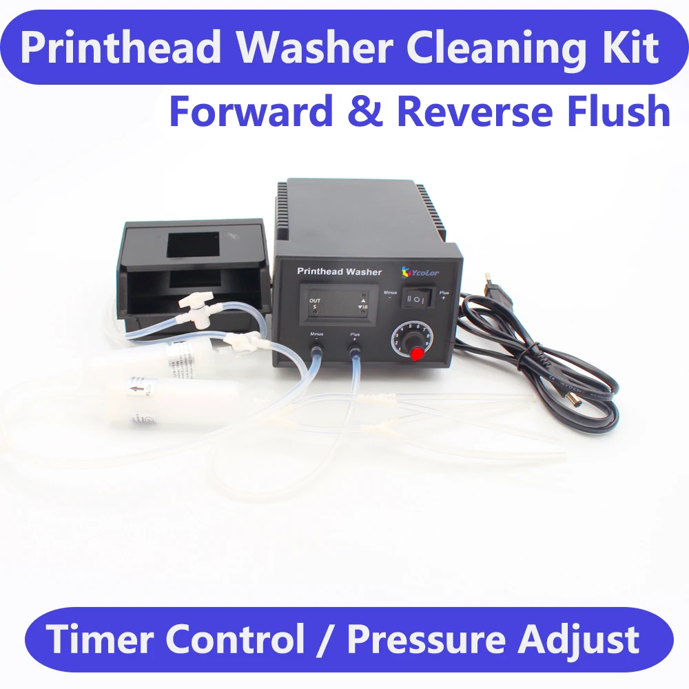 DTFプリントヘッドウォッシャークリーナー、フラッシュマシン - Print Head Cleaning Kit のレビューと価格