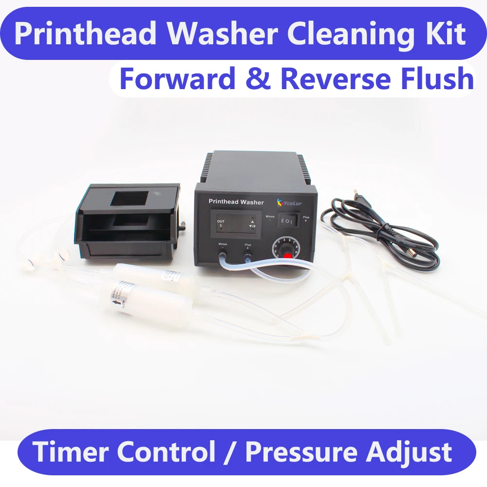 DTFプリントヘッドウォッシャークリーナー、フラッシュマシン - Print Head Cleaning Kit のレビューと価格