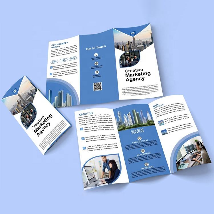 A3 A4アート紙カスタムフライヤーパンフレットフルカラー印 - Commercial Flyer Printing のレビューと価格