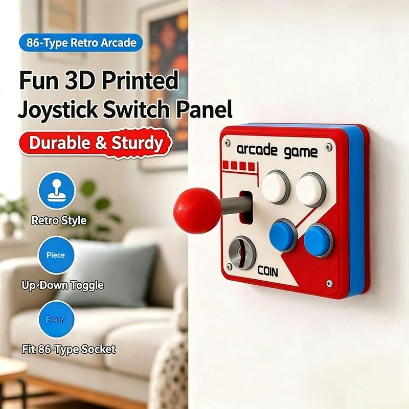 レトロゲームコンソールジョイスティックスイッチプレミアム3D - Hall Commercial Printing のレビューと価格